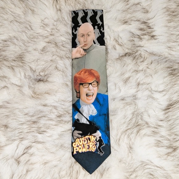 Dr. Evil / Austin Powers Men's Vintage Collectable Ralph Marlin Neck Tie USA - Picture 7 of 7